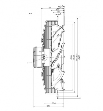 Ventilator axial de aspiratie Ziehl FN040-6ED.0F.V7P1